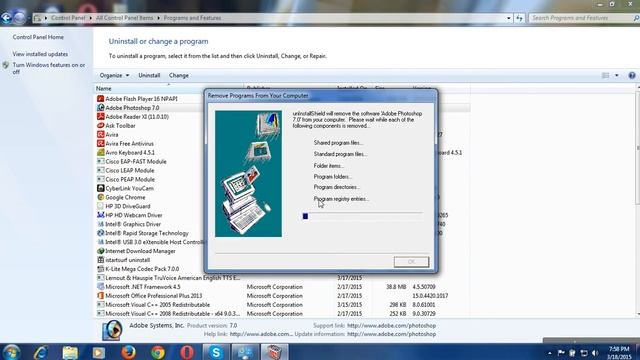 How to uninstall a program Adobe Photoshop 7 0 смотреть онлайн