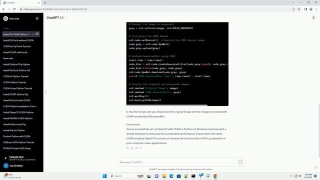 opencv cuda python windows смотреть онлайн