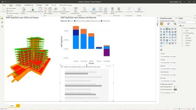 Power BI 3D Open Source - LCA Dashboard смотреть онлайн