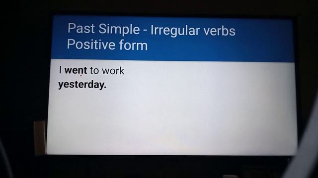 Past Simple 2 Irregular Verbs Parte 1 Positive Form смотреть онлайн
