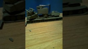 Танк КВ-6 из пластилина на 30 подписчиков