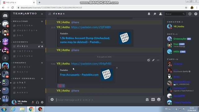 FREE ROBLOX ACCOUNTS DUMP (2013-2020) By antho смотреть онлайн