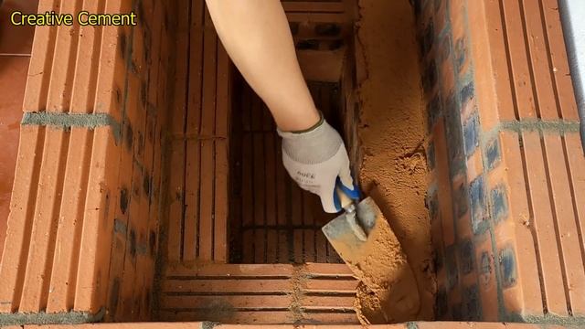 How to make a beautiful and effective wood stove from red bricks смотреть онлайн