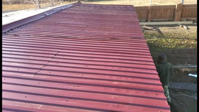 Постройка, навес 4 на 12. За пять дней. смотреть онлайн