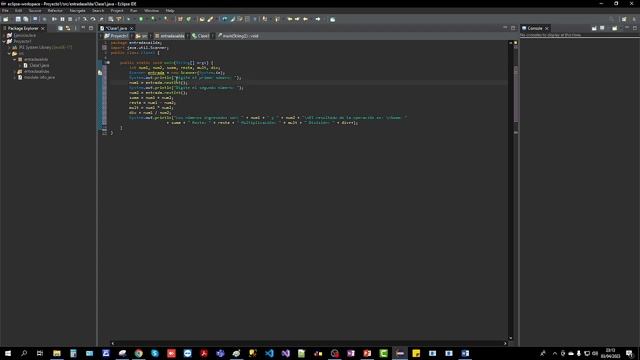 JAVA Entrada y salida de datos por consola - Scanner - Calculadora смотреть онлайн