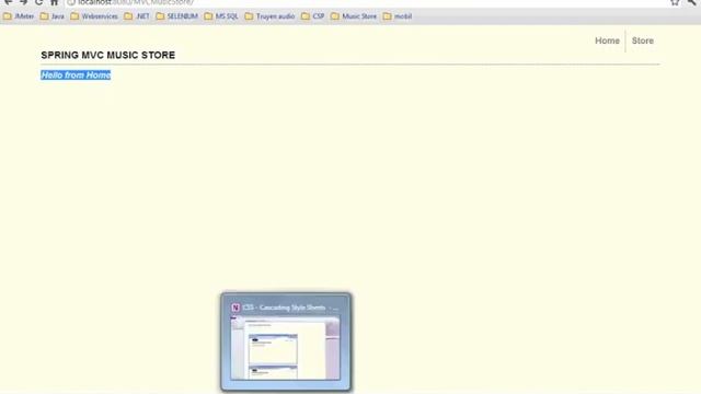 Java Spring - MVC Music Store -9-CSS.m4v смотреть онлайн