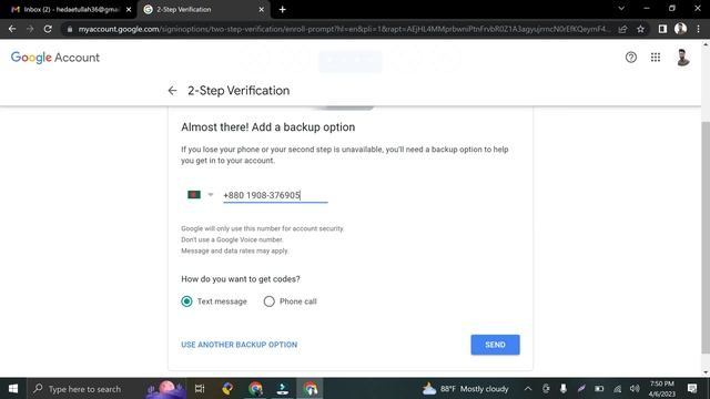 Two-step verification on Gmail in just 2 minutes by Freelancer Safwan смотреть онлайн