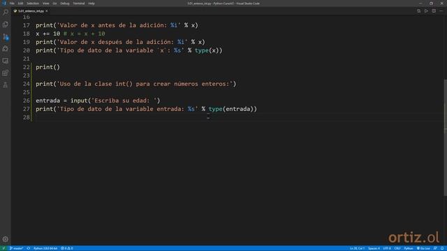 Python Curso V2: 31 Construir un Valor Numérico Entero a partir de la Clase Incorporada int() смотреть онлайн