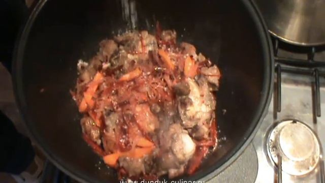 Борщ по технологии кавурма-шурпы