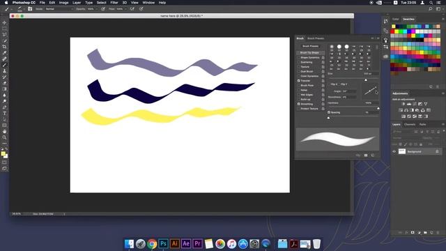Adobe Photoshop brush tool Tutorial: for Beginners #3 смотреть онлайн