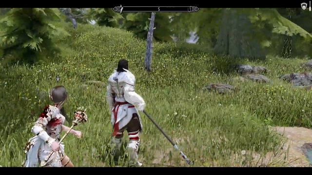 Skyrim QuarterStaff 4-Hit MoveSet (WIP DEMO) SkySA 1.9 смотреть онлайн