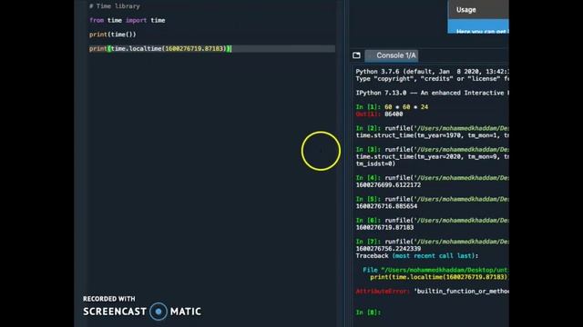 Programming With Python Time Functions (بالعربي) смотреть онлайн