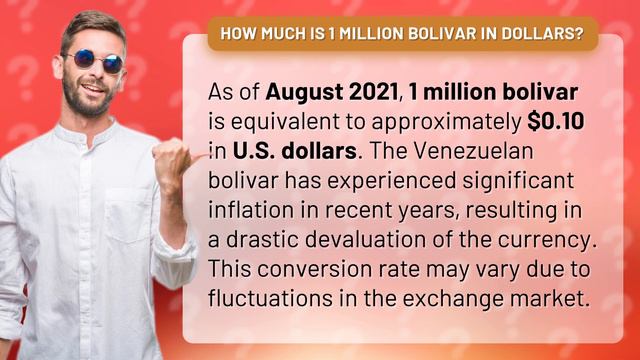 How much is 1 million bolivar in Dollars? смотреть онлайн