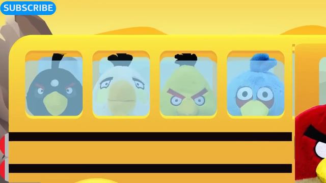 WHEELS ON THE BUS NURSERY RHYME ANGRY BIRDS смотреть онлайн