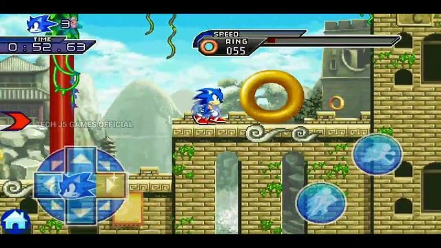 Sonic Unleashed Java Ported 2D Game Apk Android Gameplay смотреть онлайн