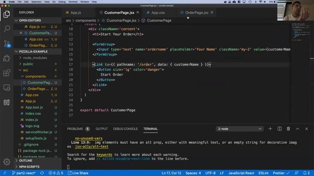 Building Pizzilla - Part 2 the React.js UI смотреть онлайн