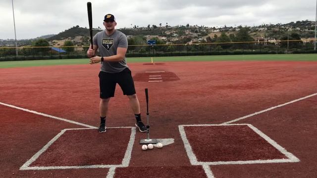 Inside Pitch Hit Up The Middle - Baseball Hitting Drills смотреть онлайн