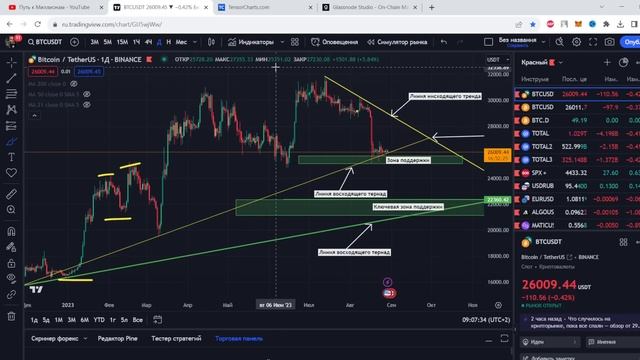 Биткоин, киты массово выводят Биткоин с бирж! Нас ждет очень жаркий сентябрь смотреть онлайн