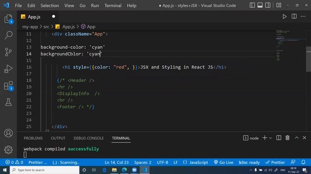 2 JSX in React JS with Styling using CSS and BootStrap and Components смотреть онлайн