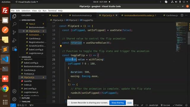 How to Create an Reanimated Flip Card Animation in React Native смотреть онлайн