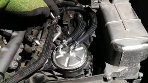 Замена топливных шлангов w211 2.2cdi.