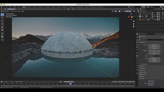 Combining CGI and Live Action in Blender: VFX QuickTip смотреть онлайн