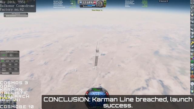 KSP Race Into Space 2022 #2 - Karman Line, First Suborbital Hop and Return! (KSP RSS/RO/RP-1) смотреть онлайн