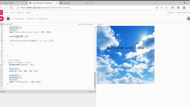 Como mover um objeto com o mouse? | P5js | Lógica de Programação | JavaScript смотреть онлайн