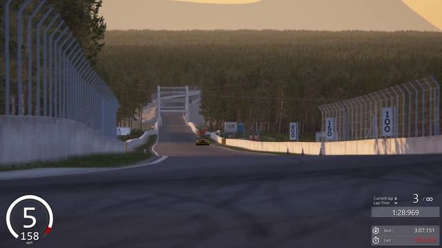 Assetto Corsa Chevrolet Camaro GTE at Sveg Raceway смотреть онлайн