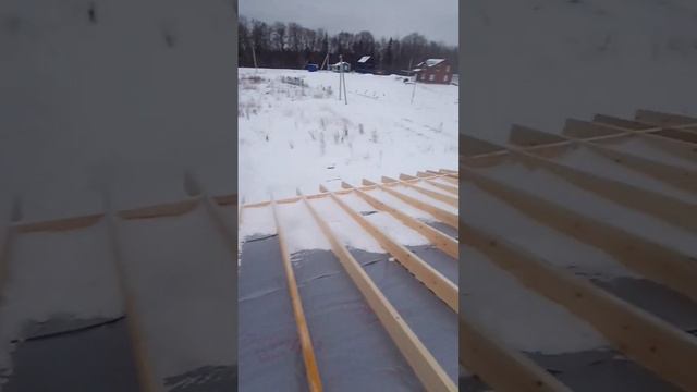 утепление крыши снаружи зимой смотреть онлайн