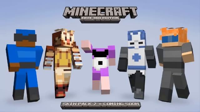 Minecraft Xbox Live Arcade Skin Pack 2 Reveal (Update: Out August 24th for 160 MSP) смотреть онлайн