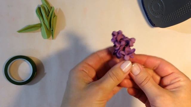 Сreative DIY/ЗАКОЛКА ДЛЯ ВОЛОС ИЗ ФОАМИРАНА-БУКЕТИК СИРЕНИ смотреть онлайн