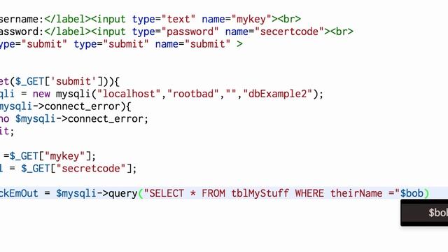 php authentication step IV checking the username смотреть онлайн