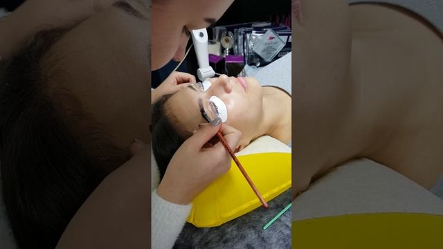 Ламинирование ресниц и бровей + окрашивание смотреть онлайн