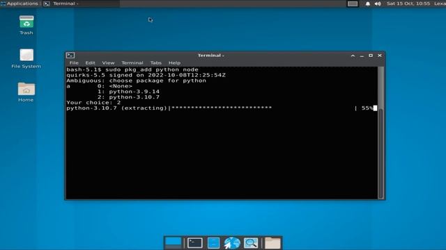 Установка OpenBSD + XFCE‮ смотреть онлайн