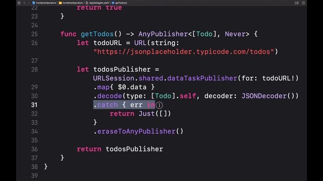 When to use the Swift Combine JUST publisher? смотреть онлайн