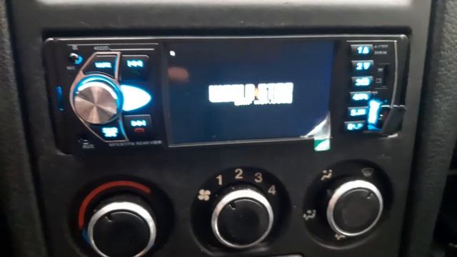 Китайский мафон. Магнитола Nikity 4022d 1din. Бюджетка. Мульти руль на OPEL Astra G смотреть онлайн