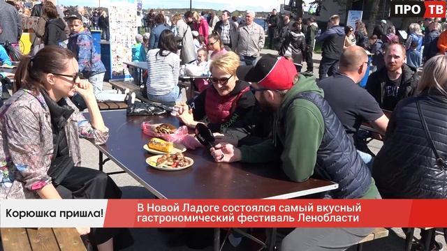 Корюшка пришла: в Новой Ладоге состоялся самый вкусный гастрономический фестиваль Ленобласти смотреть онлайн