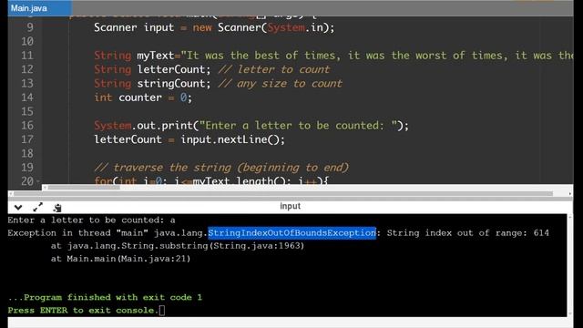 Java Strings Lesson 04) String Traversal смотреть онлайн