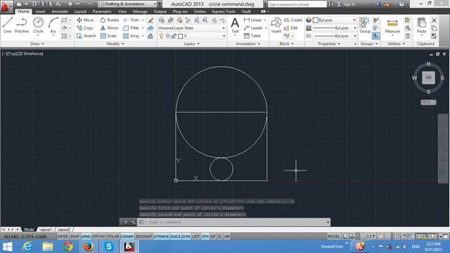 Type of Circle in AutoCAD #13 смотреть онлайн
