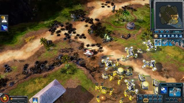 C&C Red Alert 3 Uprising - Challenge - Show Of Force - Under Par Time [1080p] смотреть онлайн