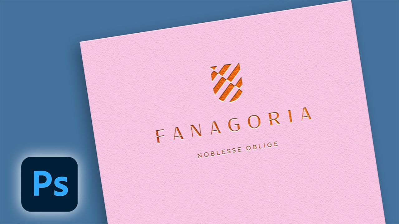 Как сделать мокап логотипа в фотошопе смотреть онлайн