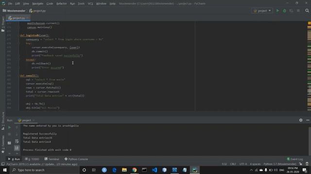 Movie Recommendation System using tkinter in Python смотреть онлайн