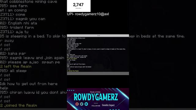 Genshin Impact X Minecraft Live!?🤩 Genshin X Minecraft India (Day-27) Live Stream!! смотреть онлайн