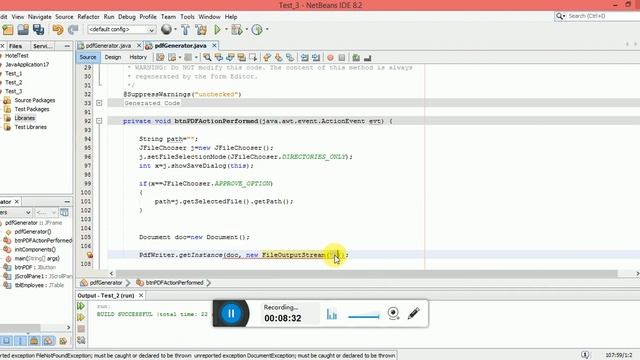 Generate pdf in java смотреть онлайн