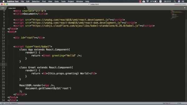 Изучение основ React js в одном видео уроке за 20 минут