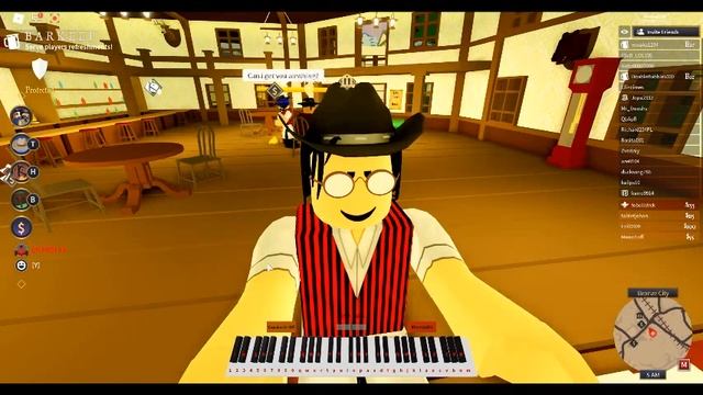 Jojo op1 phantom blood on piano in wild west(roblox) смотреть онлайн