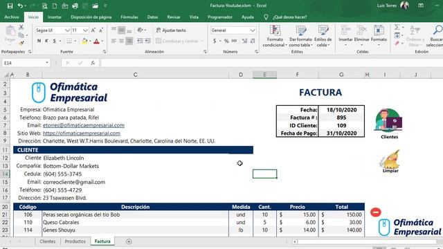 Factura Automatizada Con Macros y ListBox VBA en Excel GRATIS- ✅ DESCARGA FACTURA con Macros VBA смотреть онлайн