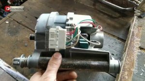 Электродвигатель от стиральной машины на токарный станок тв6!
