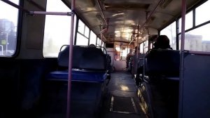 поездка на троллейбусе ЗИУ-682Г [ Г00 ] ( 1992 г.в ), борт 1179, маршрут 19